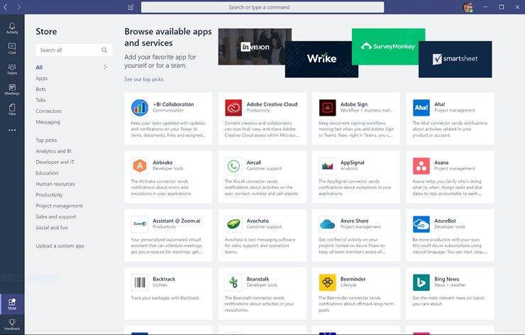 Microsoft Teams Apps