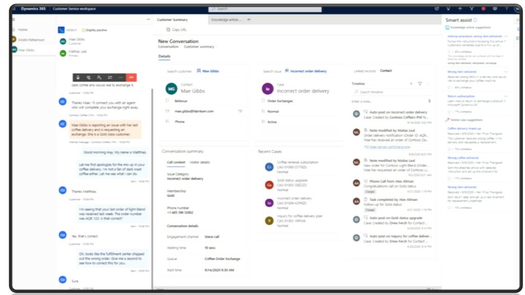 Dynamics 365 Customer Service